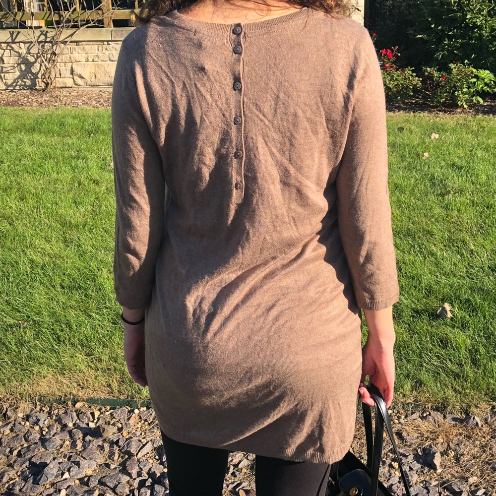 H&M Long Sleeve Sweater Dress Stretch Med Large - Picture 6 of 8